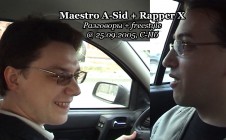 Maestro A-Sid + Rapper X • Разговоры + freestyle @ 25.09.2005, С-Пб