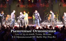 Рыночные Отношения live @ 25.12.2008, Точка, Москва, 8-й Официальный MC Battle Hip-Hop.Ru