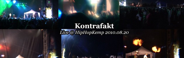 Kontrafakt live @ HipHopKemp 2010.08.20